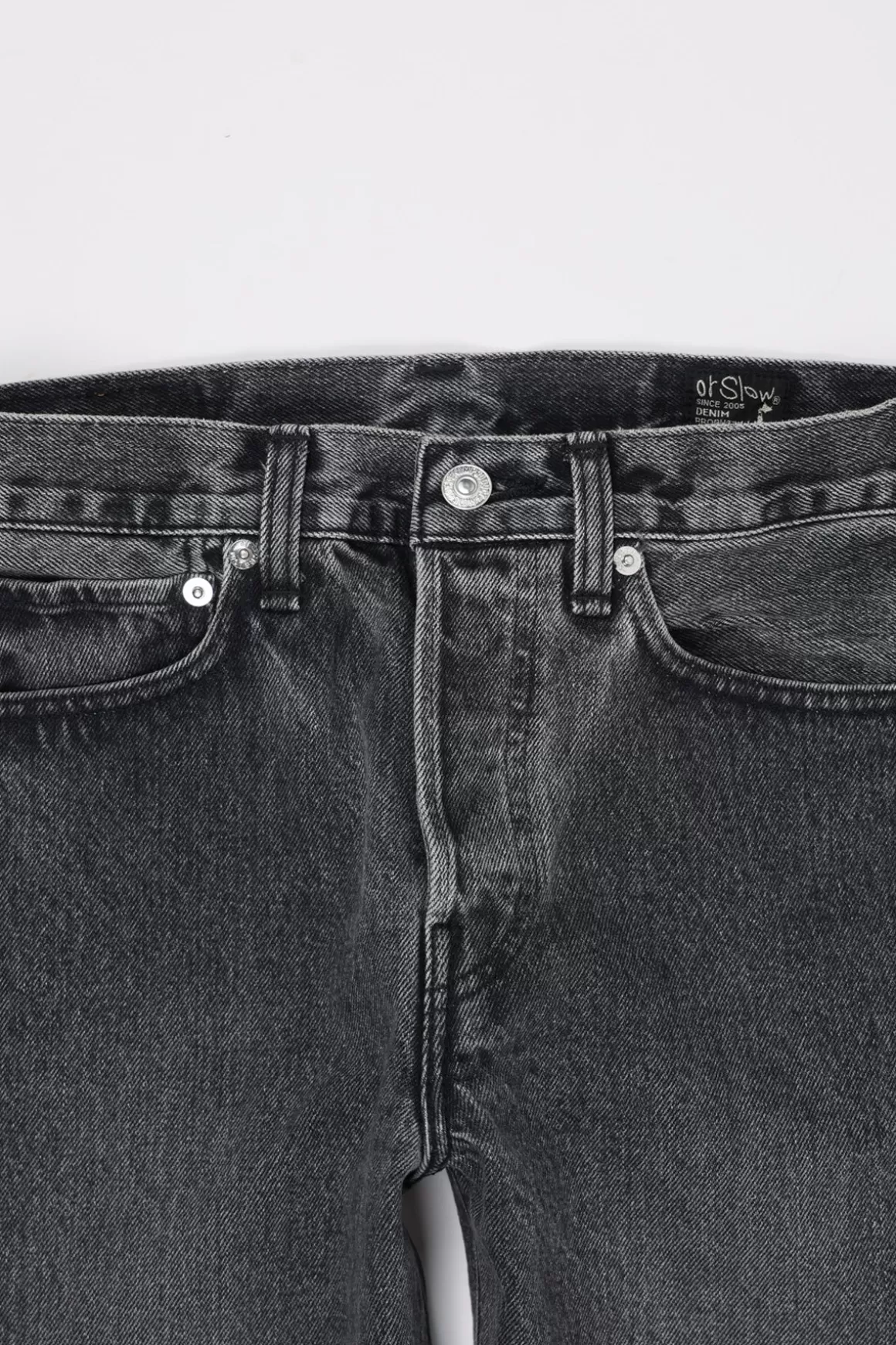 105 Standard Denim - Black Denim Stone>orSlow Sale