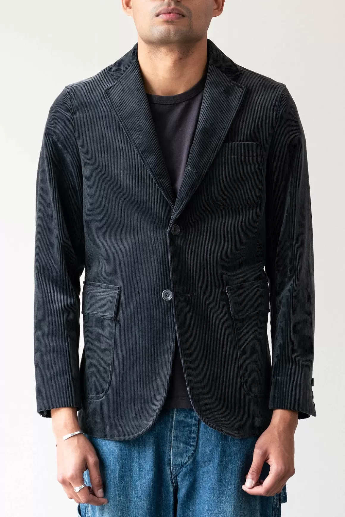 3B Jacket Corduroy - Charcoal>Beams Plus New