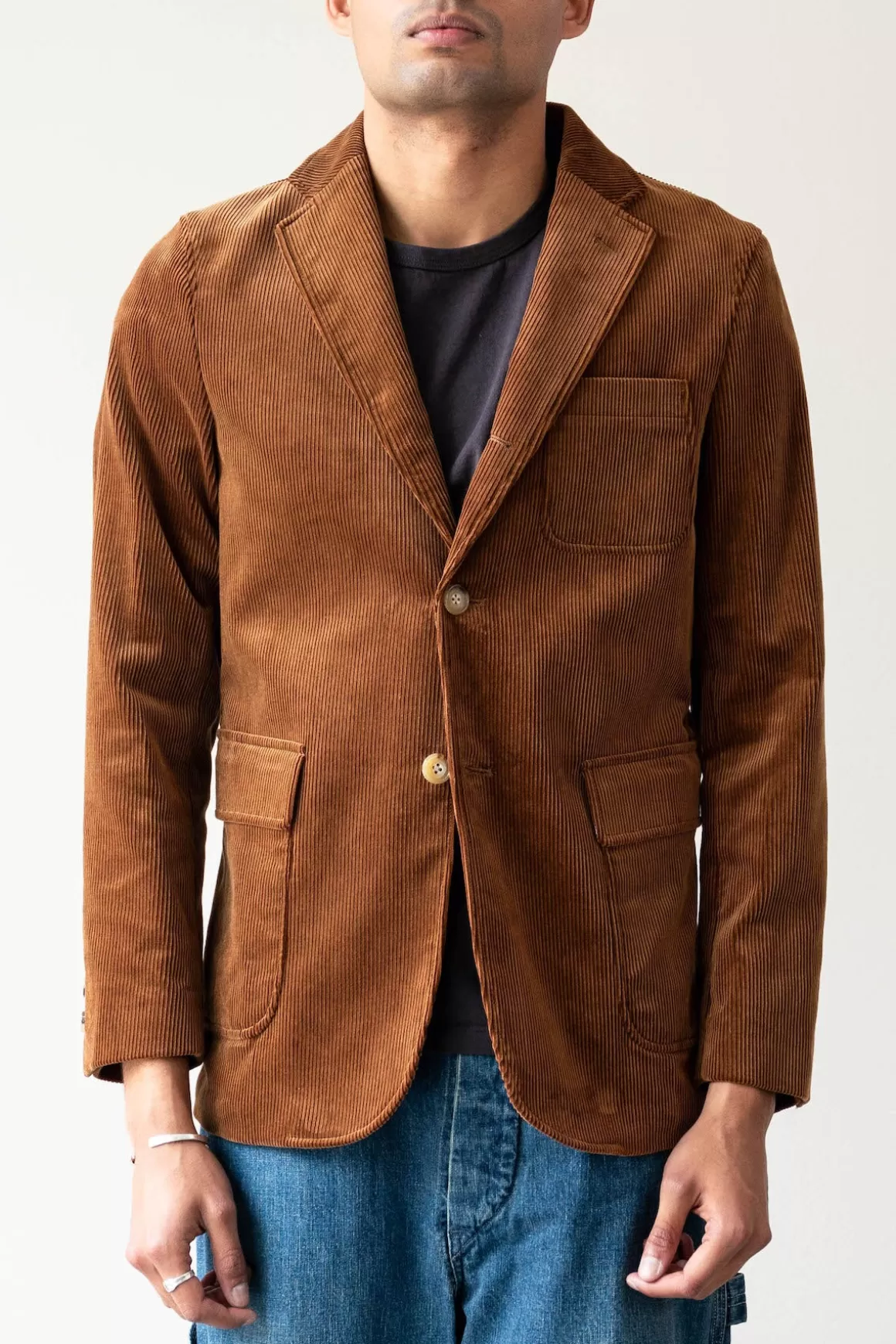 3B Jacket Corduroy - Golden Brown>Beams Plus Outlet