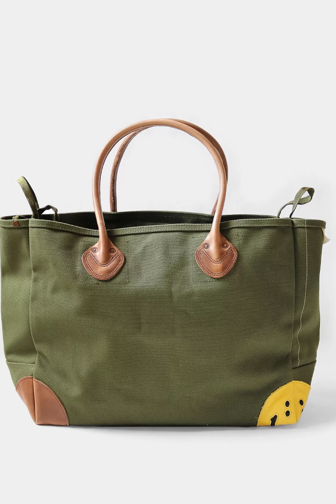 #4 Canvas Rain Smile Milkbag - Khaki>Kapital Cheap