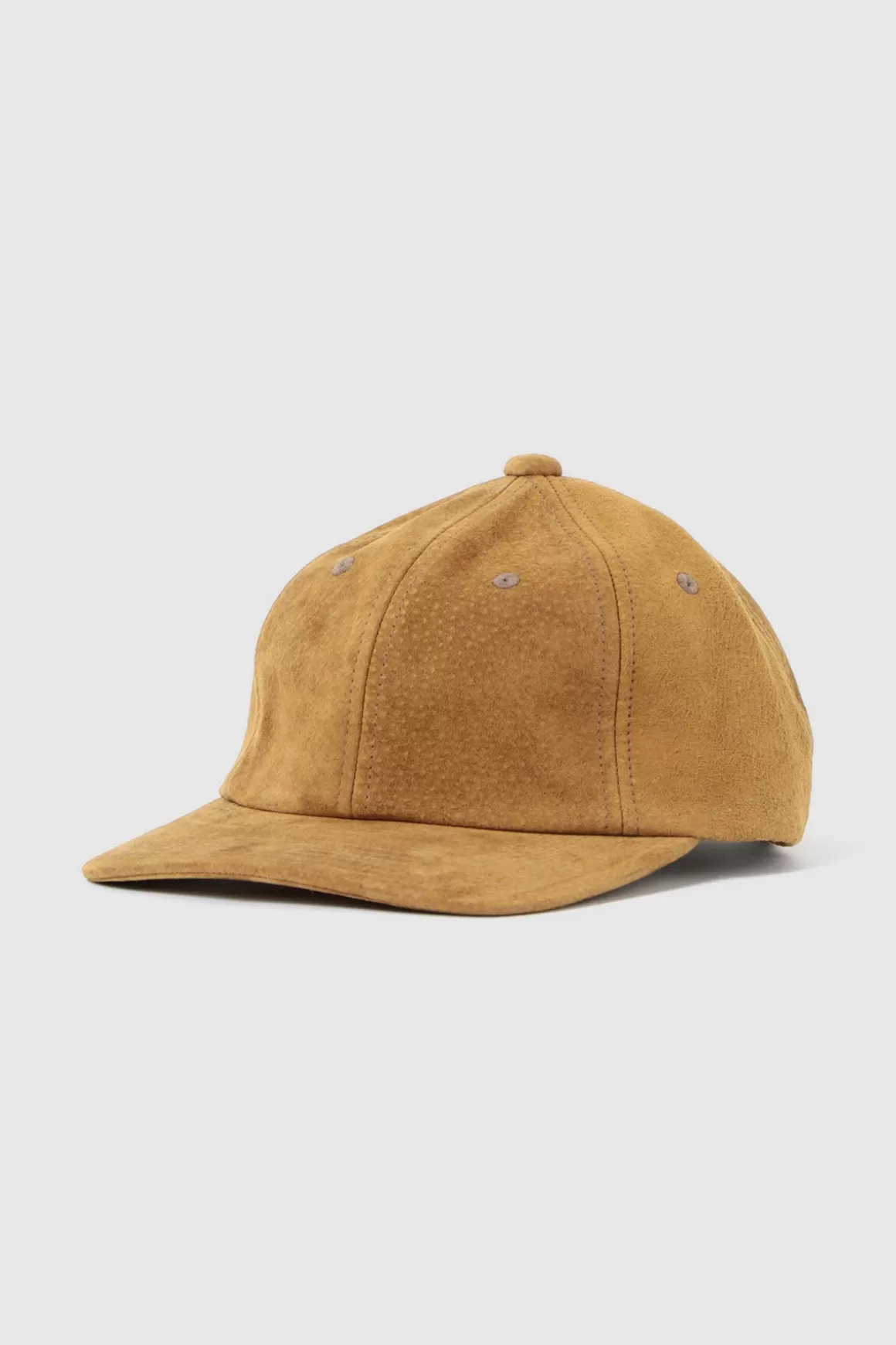 6 Panel Water-Repellent Suede Cap - Camel>Beams Plus New