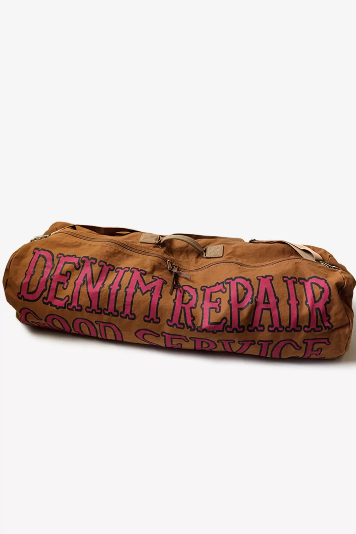 #8 Canvas Denim Repair Service Boston Bag - Camel>Kapital Clearance