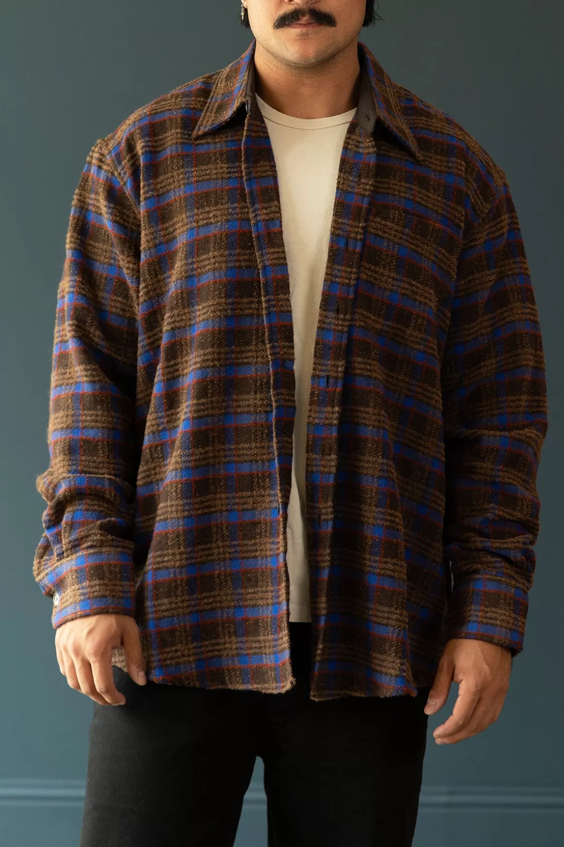 Above Shirt - Brown Pankow Check>Our Legacy Sale