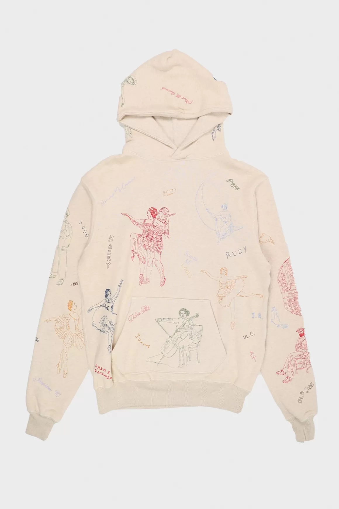 Ballet Hoodie - Oatmeal>Samuel Zelig Cheap