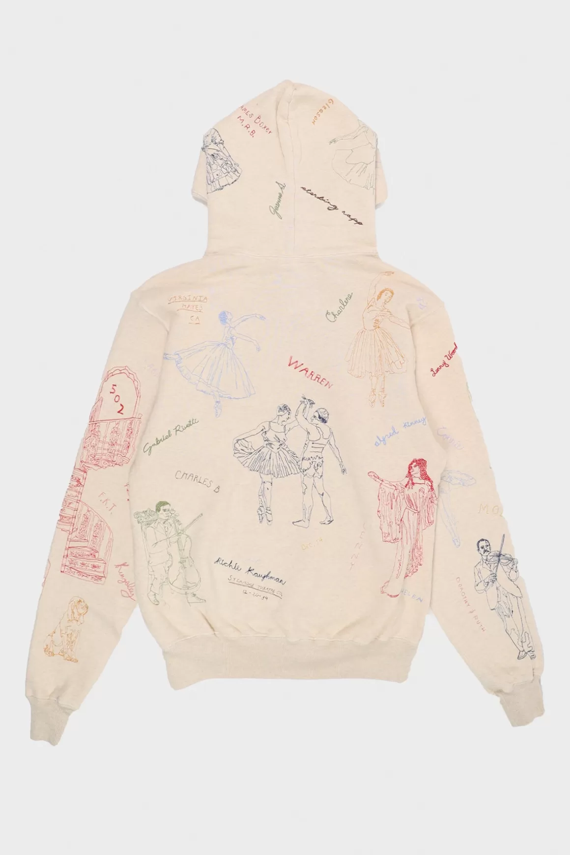 Ballet Hoodie - Oatmeal>Samuel Zelig Cheap