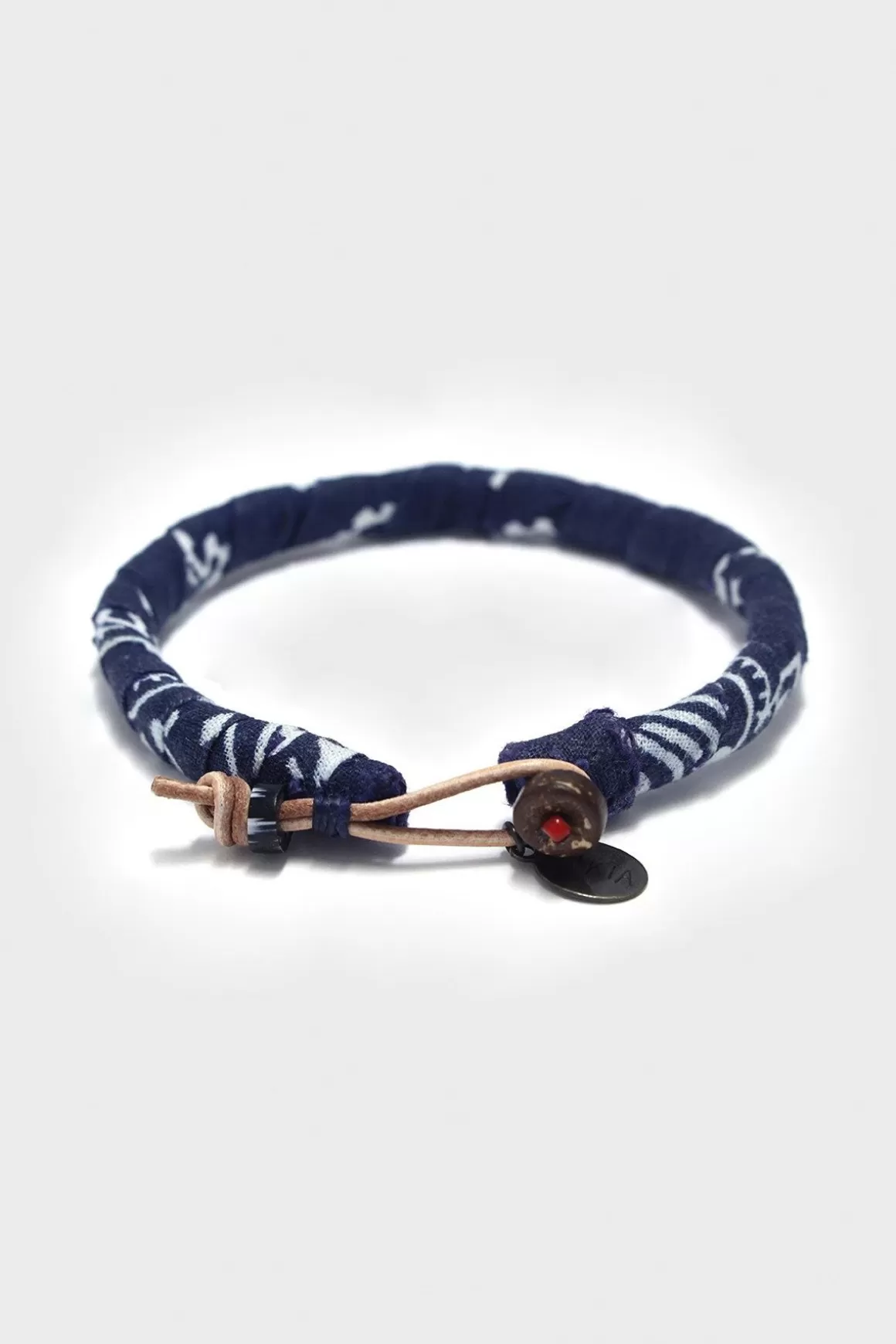 Bandana Bracelet - Navy>Mikia Best Sale