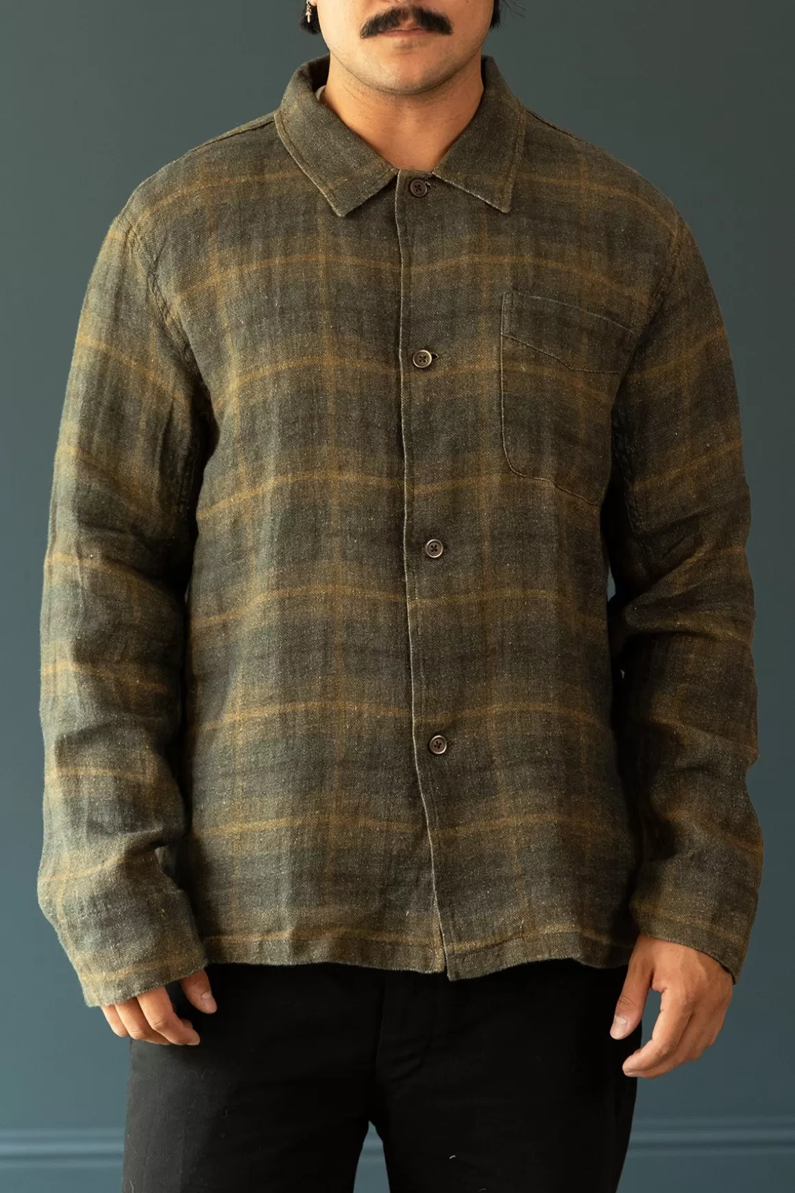 Box Shirt - Mirage Wax Check>Our Legacy Discount