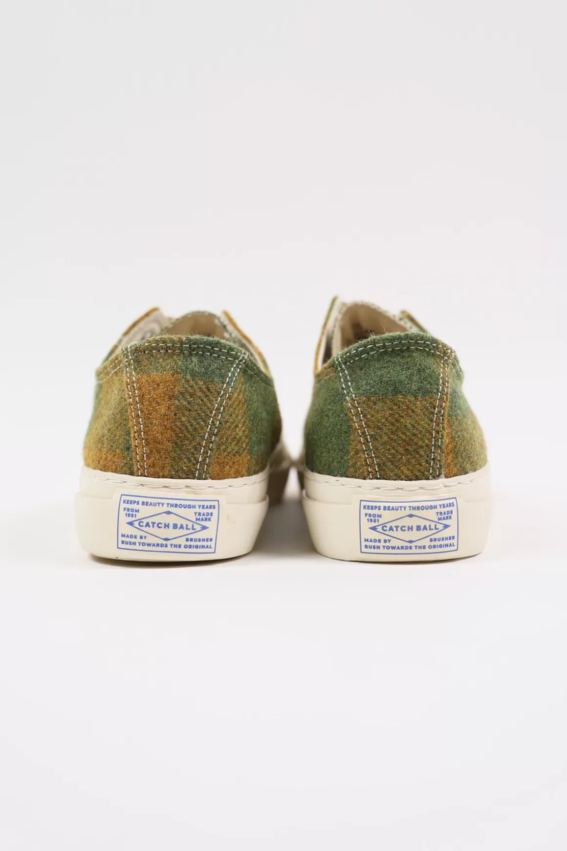 X E.H.S. Wool - Check>Catch Ball Cheap