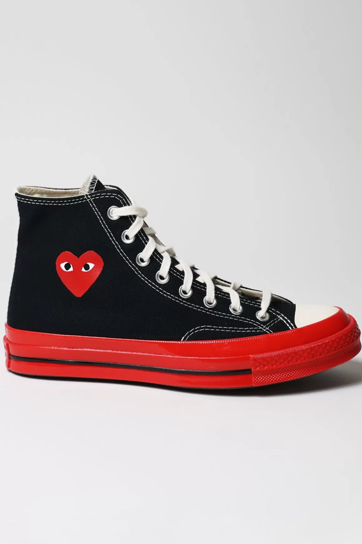 Cdg Play X Converse Red Sole Hi - Black>Comme des Garçons PLAY New