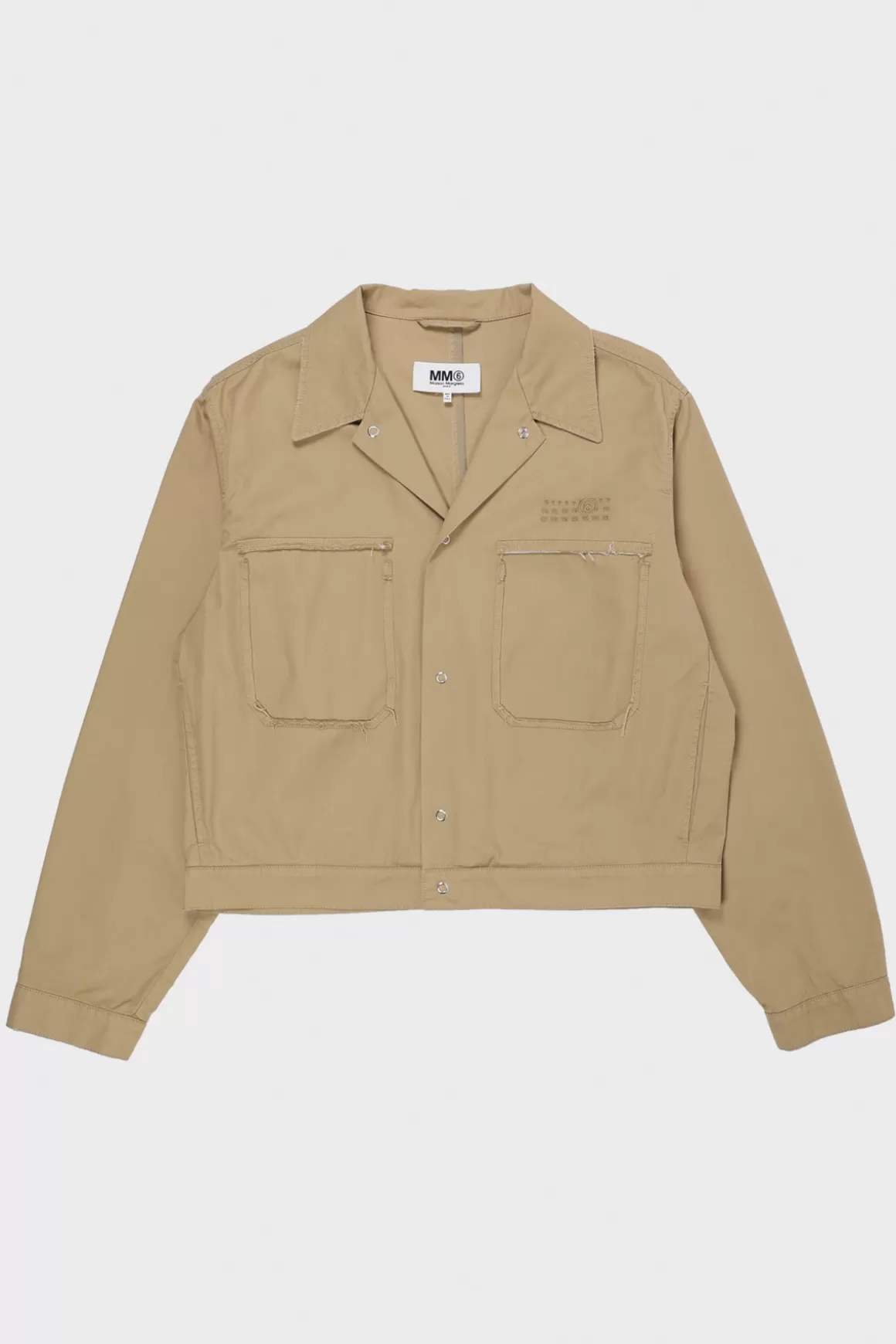 Cropped Jacket - Tan>MM6 Maison Margiela Sale