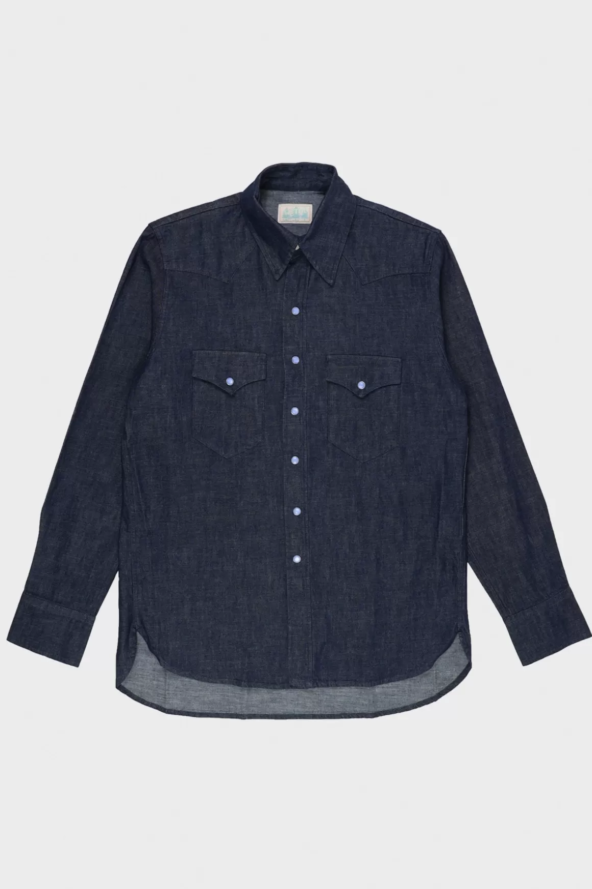 Denim Pearlsnap Shirt - Rinsed Indigo>Wythe New