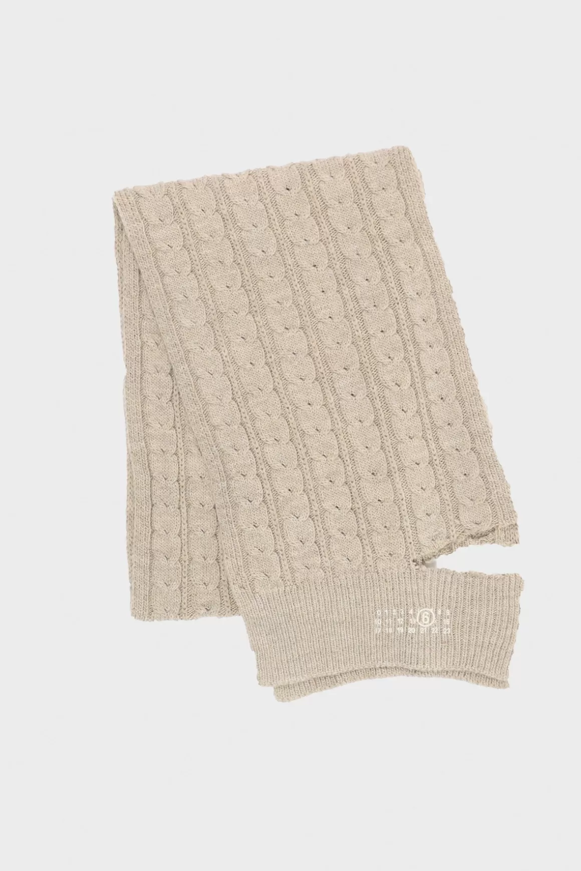 Distressed Scarf - Tan>MM6 Maison Margiela Hot