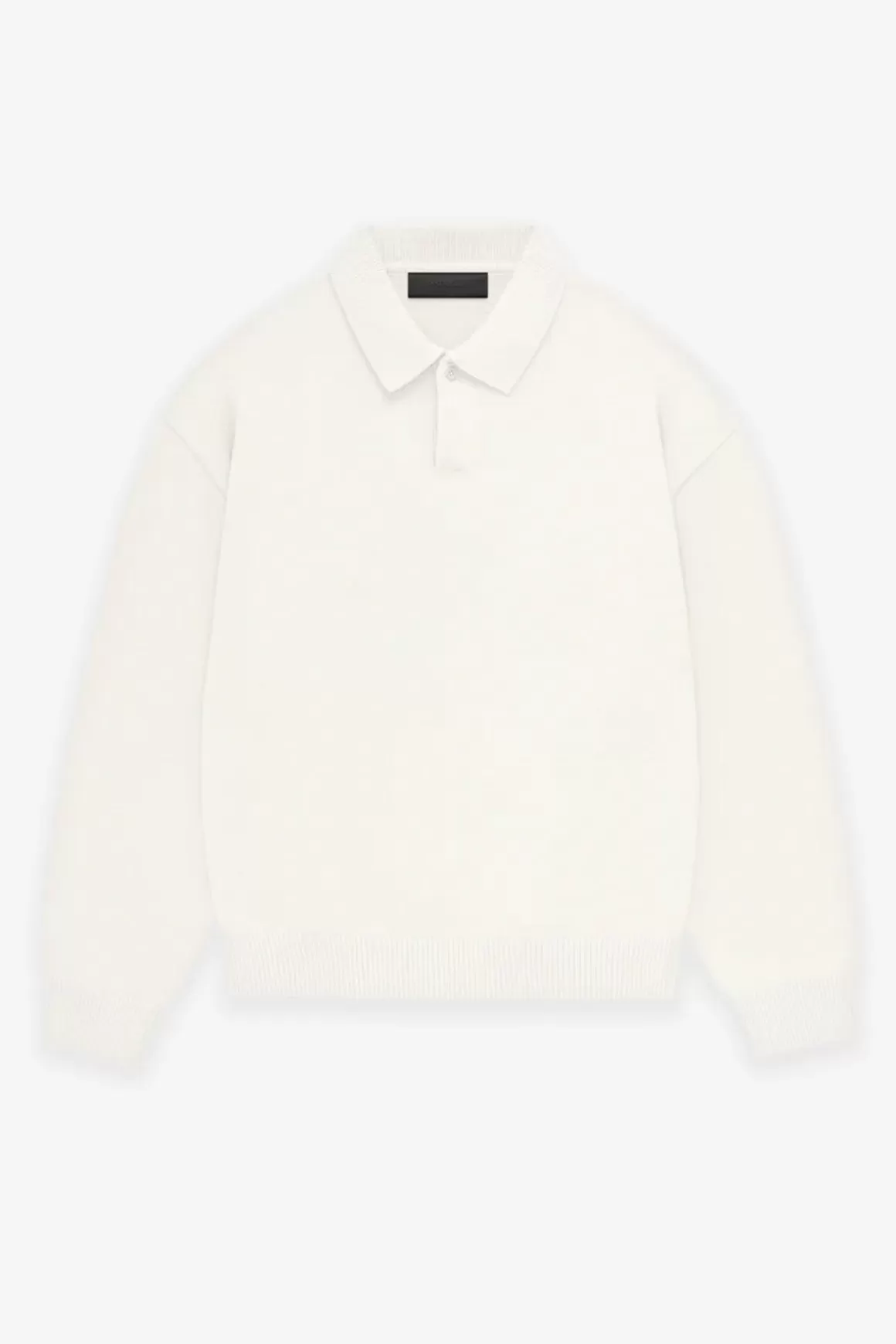 Essentials Knit Polo - Cloud Dancer>Fear of God Essentials Outlet