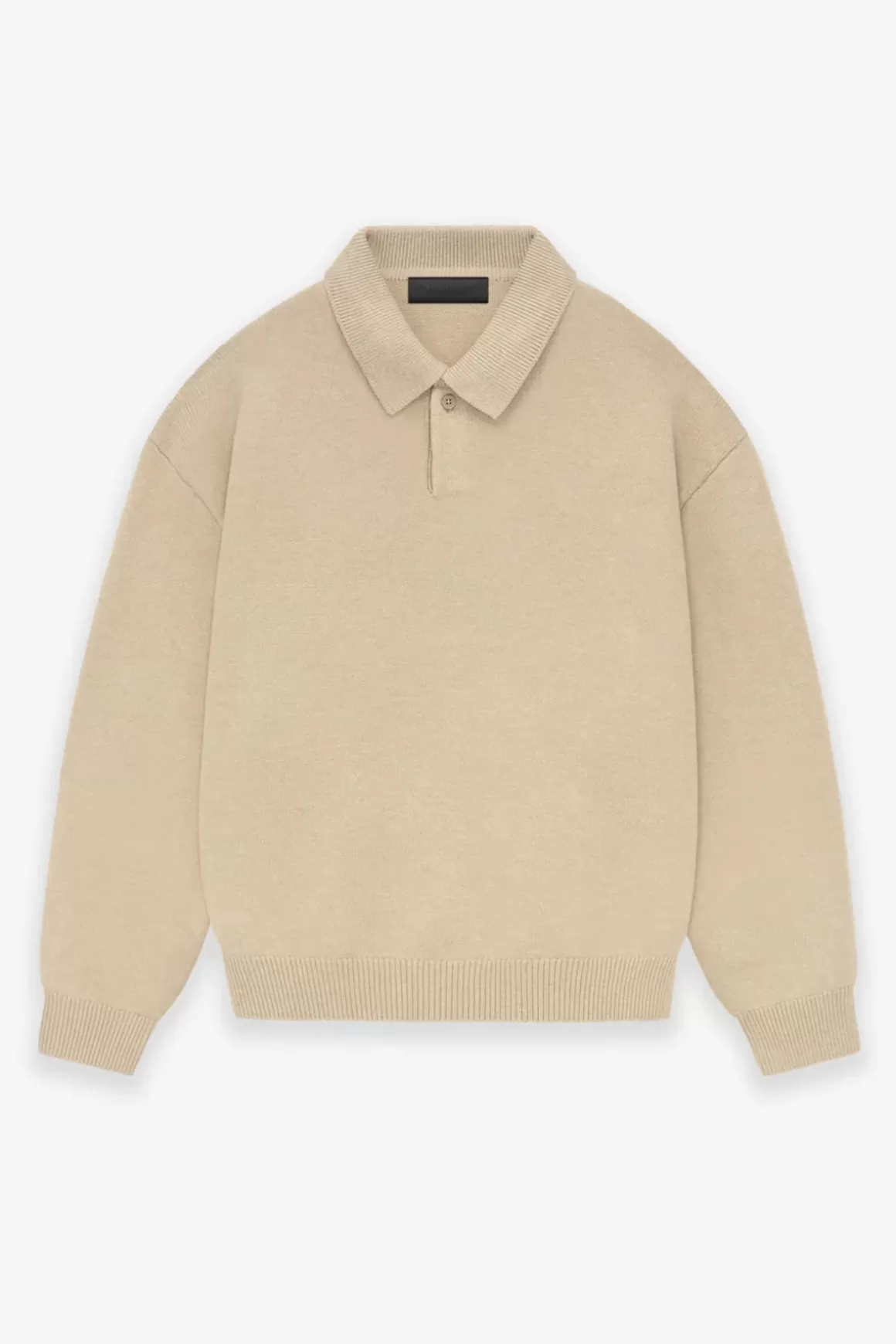 Essentials Knit Polo - Gold Heather>Fear of God Essentials Cheap