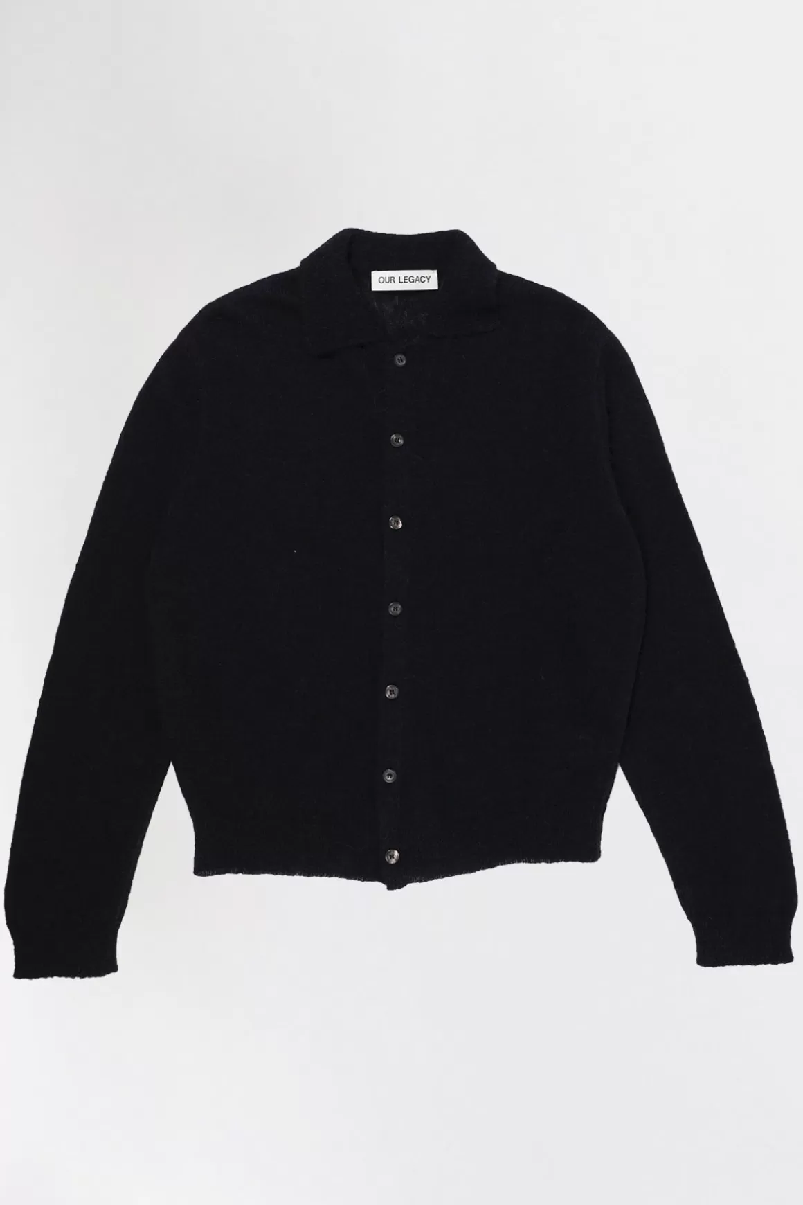 Evening Polo - Black Fuzzy Alpaca>Our Legacy Cheap