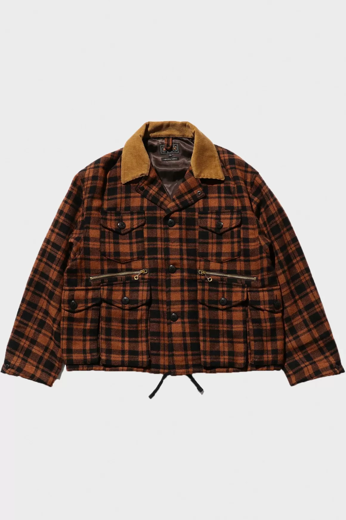 Fish-Hunting Jacket British Wool Tweed - Orange>Beams Plus Outlet