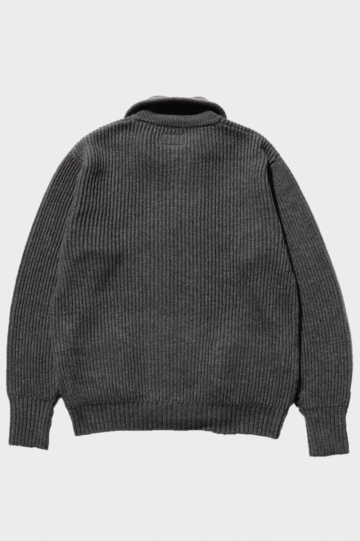 Full Zip Knit - Grey>Beams Plus Best Sale