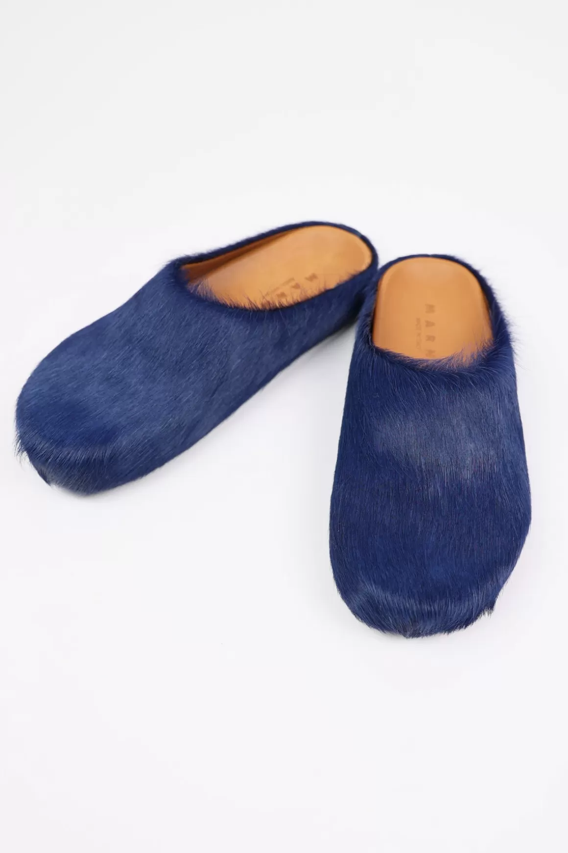 Fussbett Sabot - Navy Long Hair>Marni Best