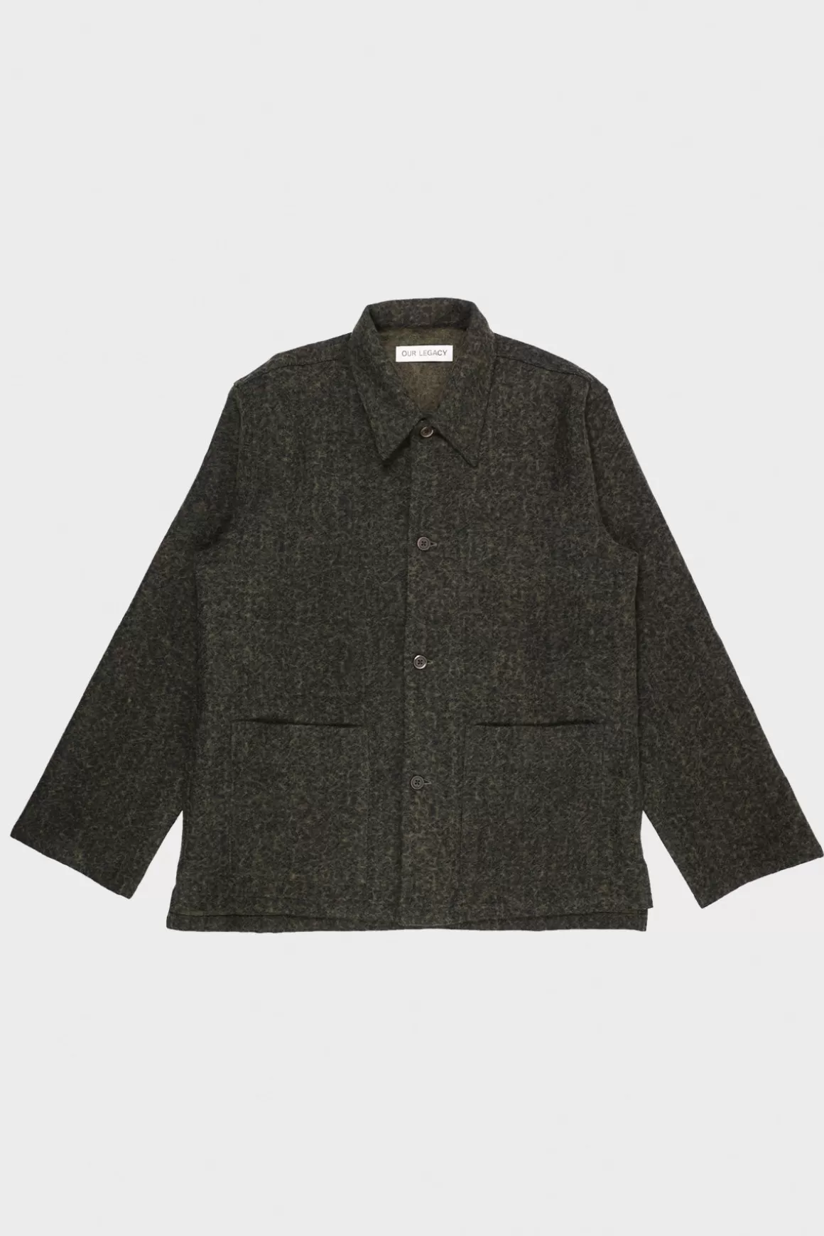 Haven Jacket - Black/Moss Fuzz Wool>Our Legacy Store