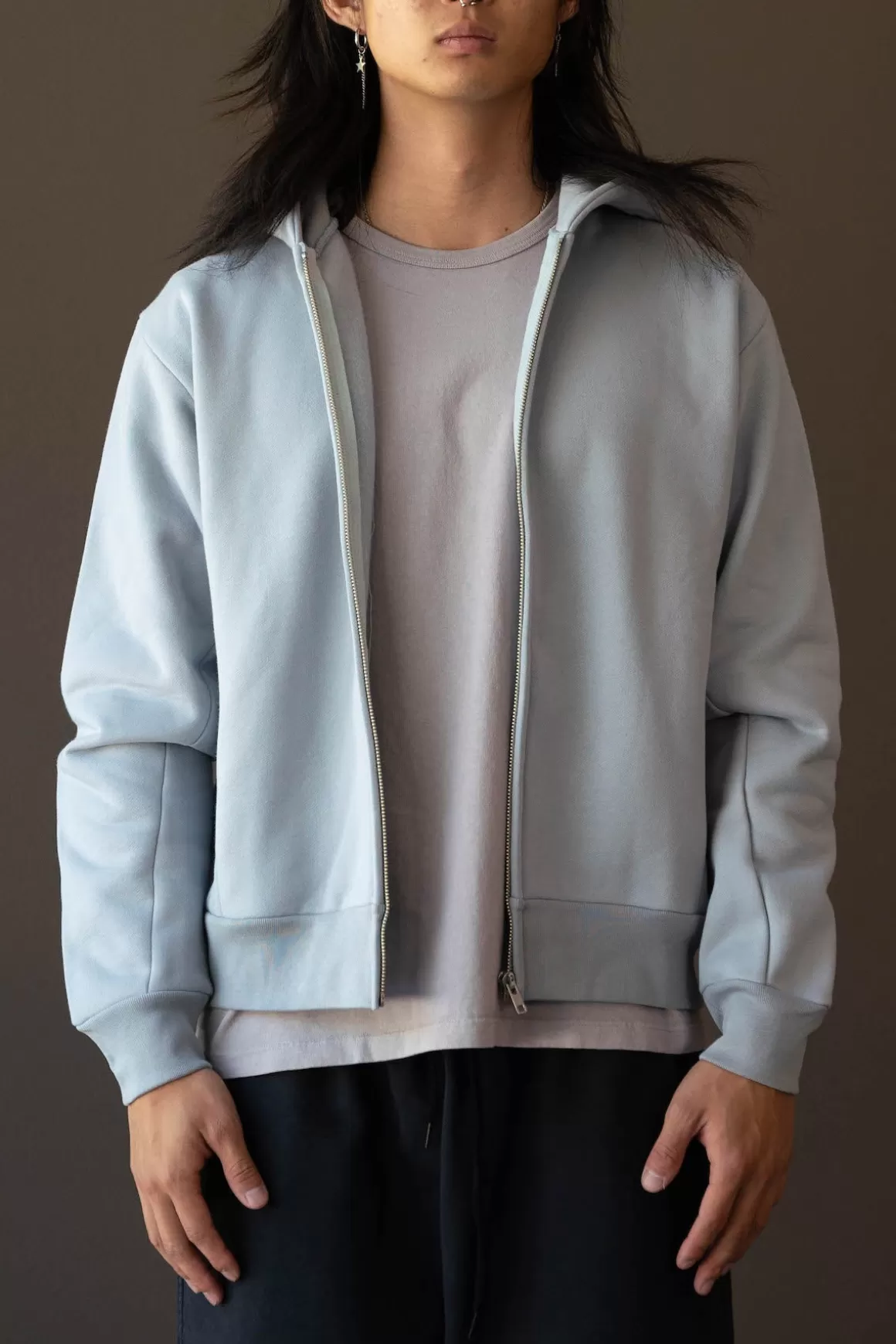 Heavy Zip-Up - Foggy Blue>Lady White Co. Discount