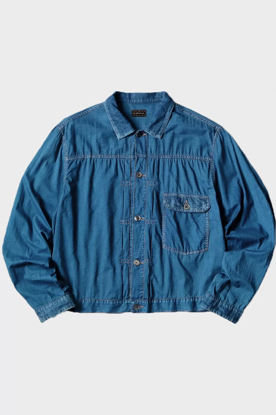 Idg Gauze X Kaya 1St Jkt - Indigo>Kapital Store