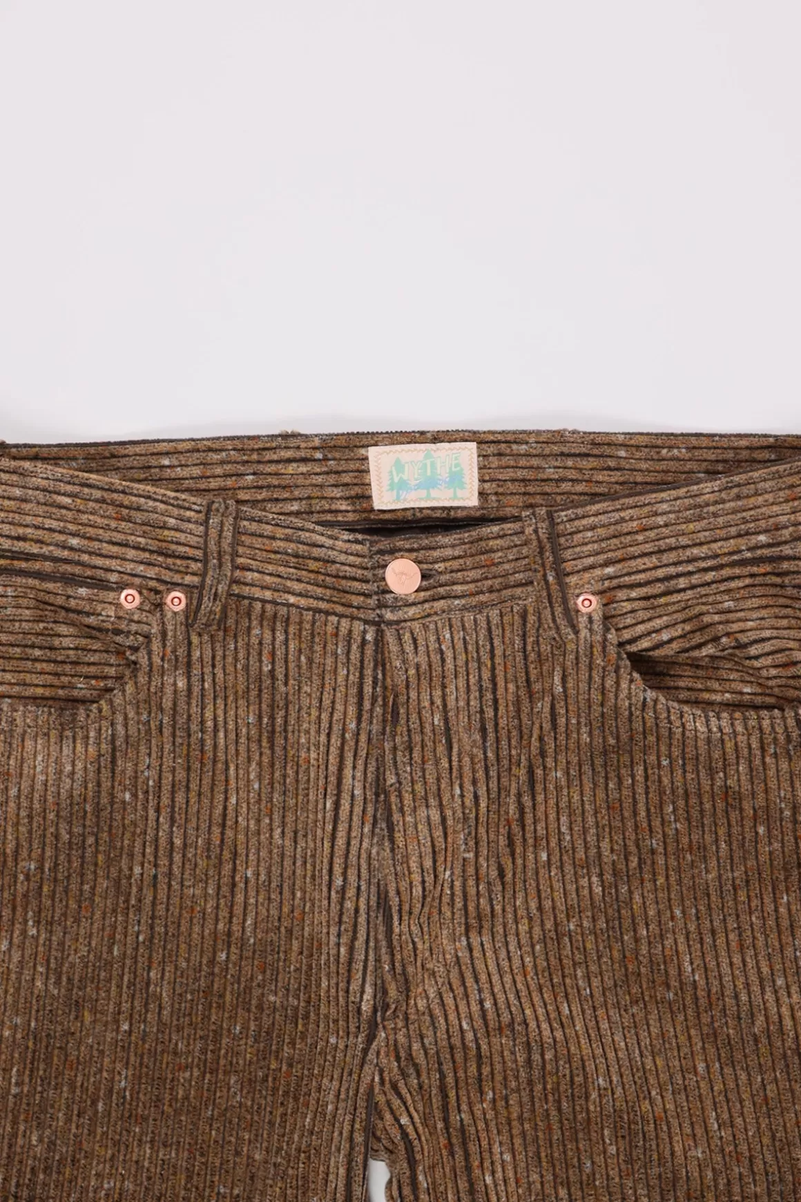 Italian Donegal Corduroy 5-Pocket - Rolling Sand>Wythe Clearance