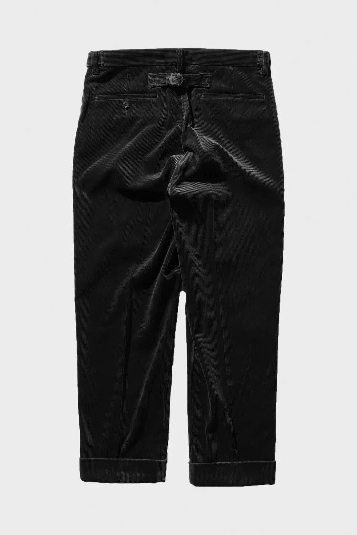 Ivy Trouser Ankle-Cut Corduroy - Charcoal>Beams Plus New