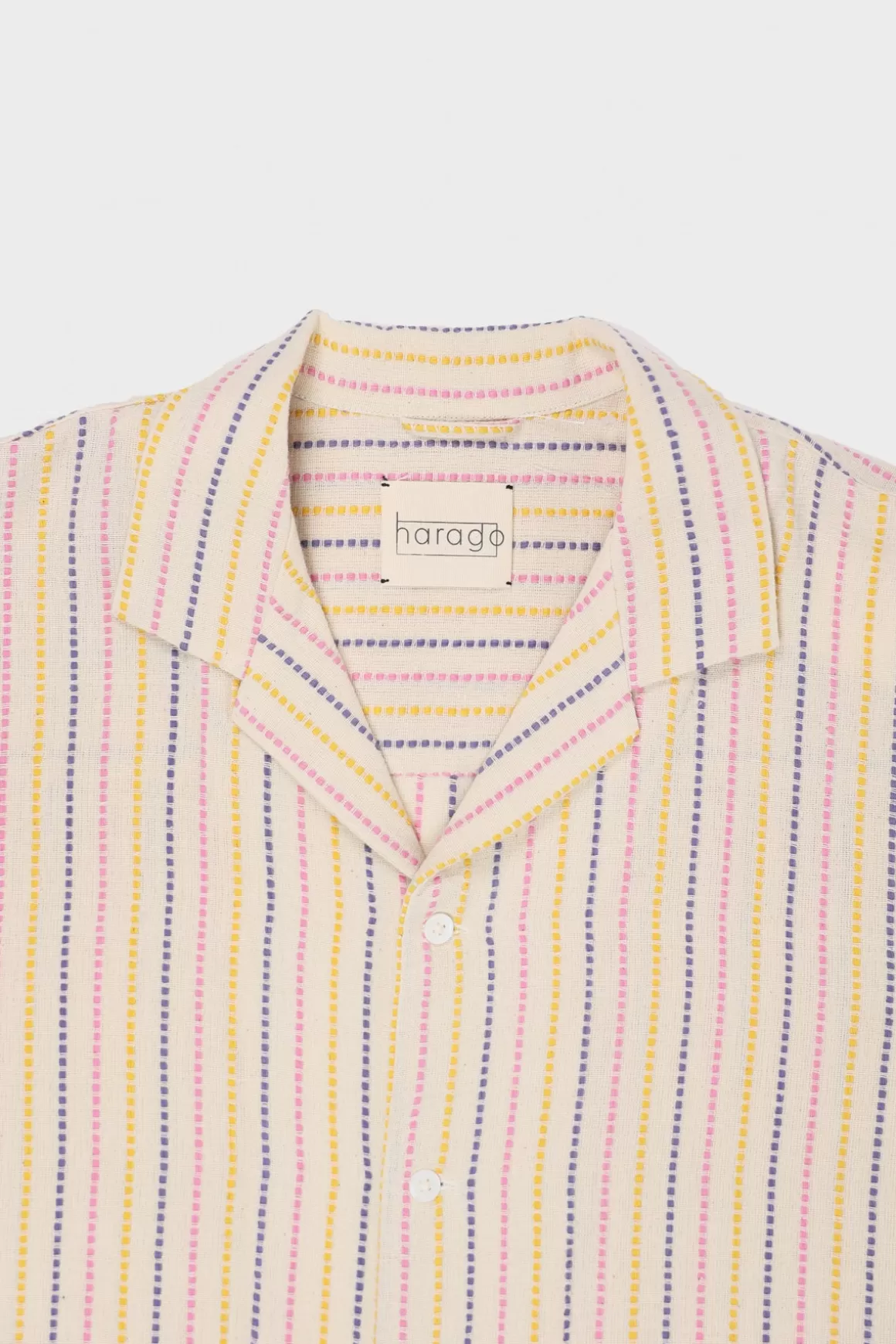 Kantha Stripe Shirt - Multi>Harago Hot