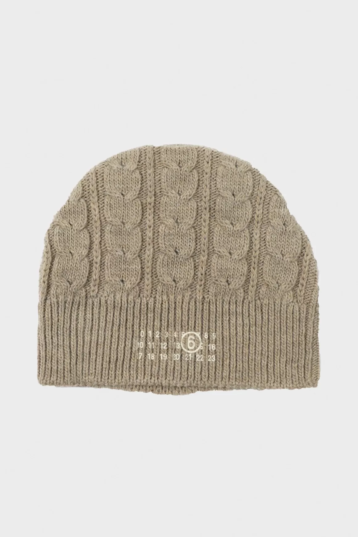 Knit Beanie - Tan>MM6 Maison Margiela Cheap