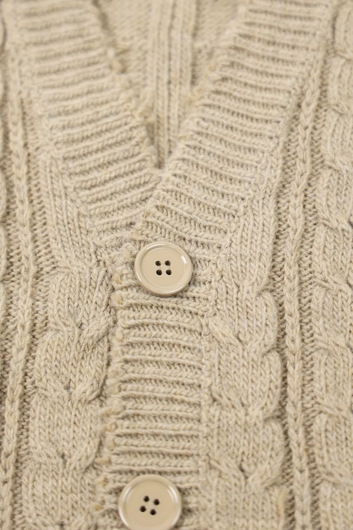 Knit Cardigan - Tan>MM6 Maison Margiela Sale