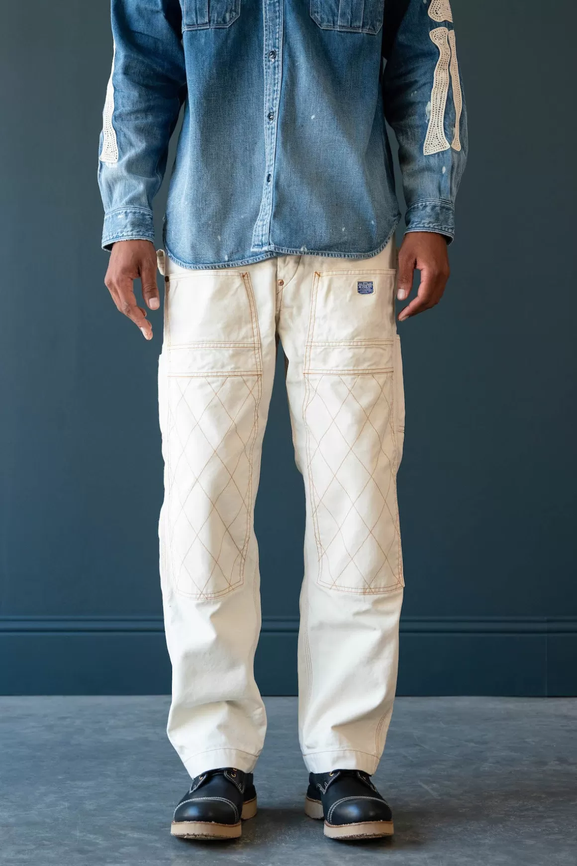 Light Canvas Lumber Pants - Ecru>Kapital Hot