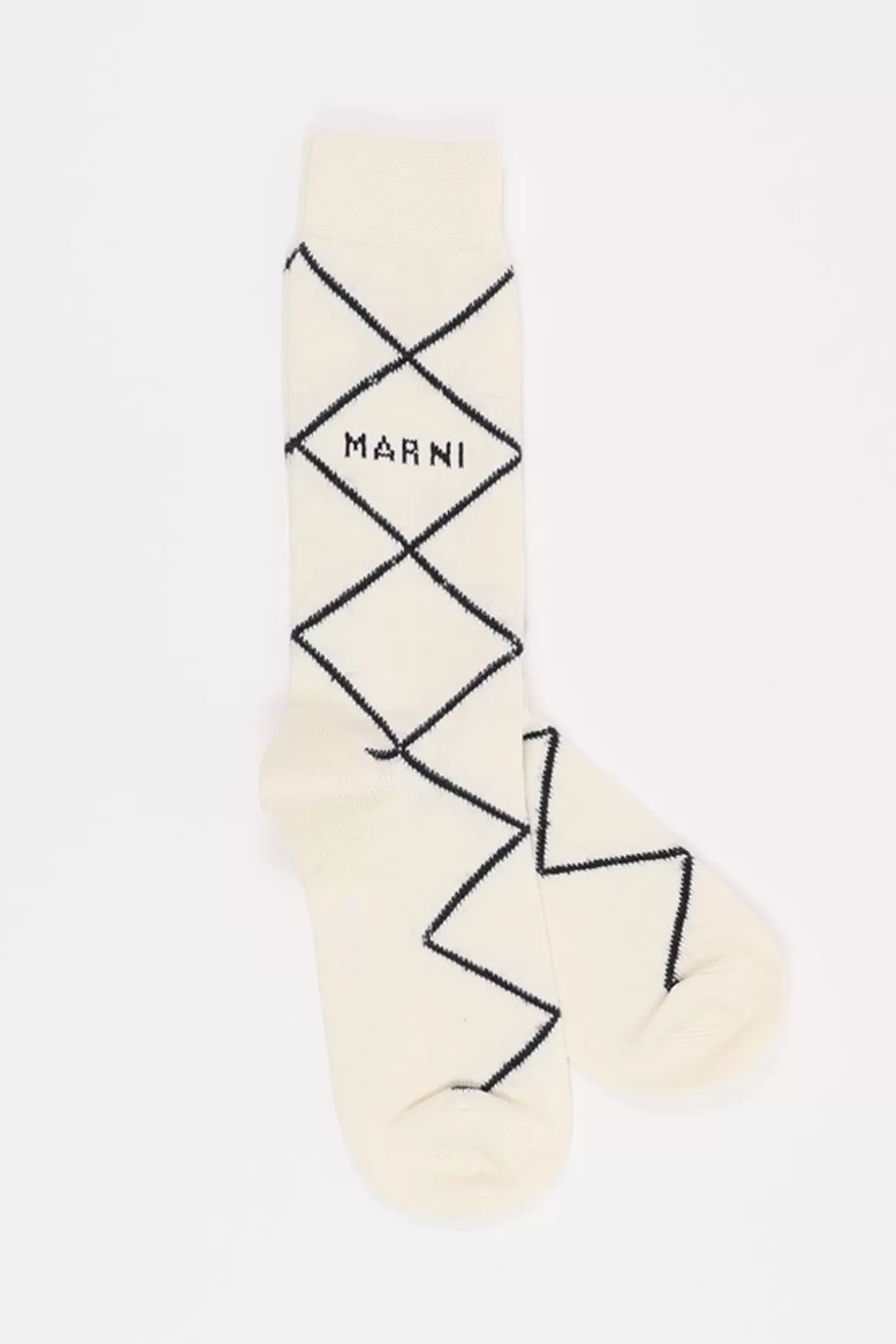 Line Socks - White>Marni Clearance