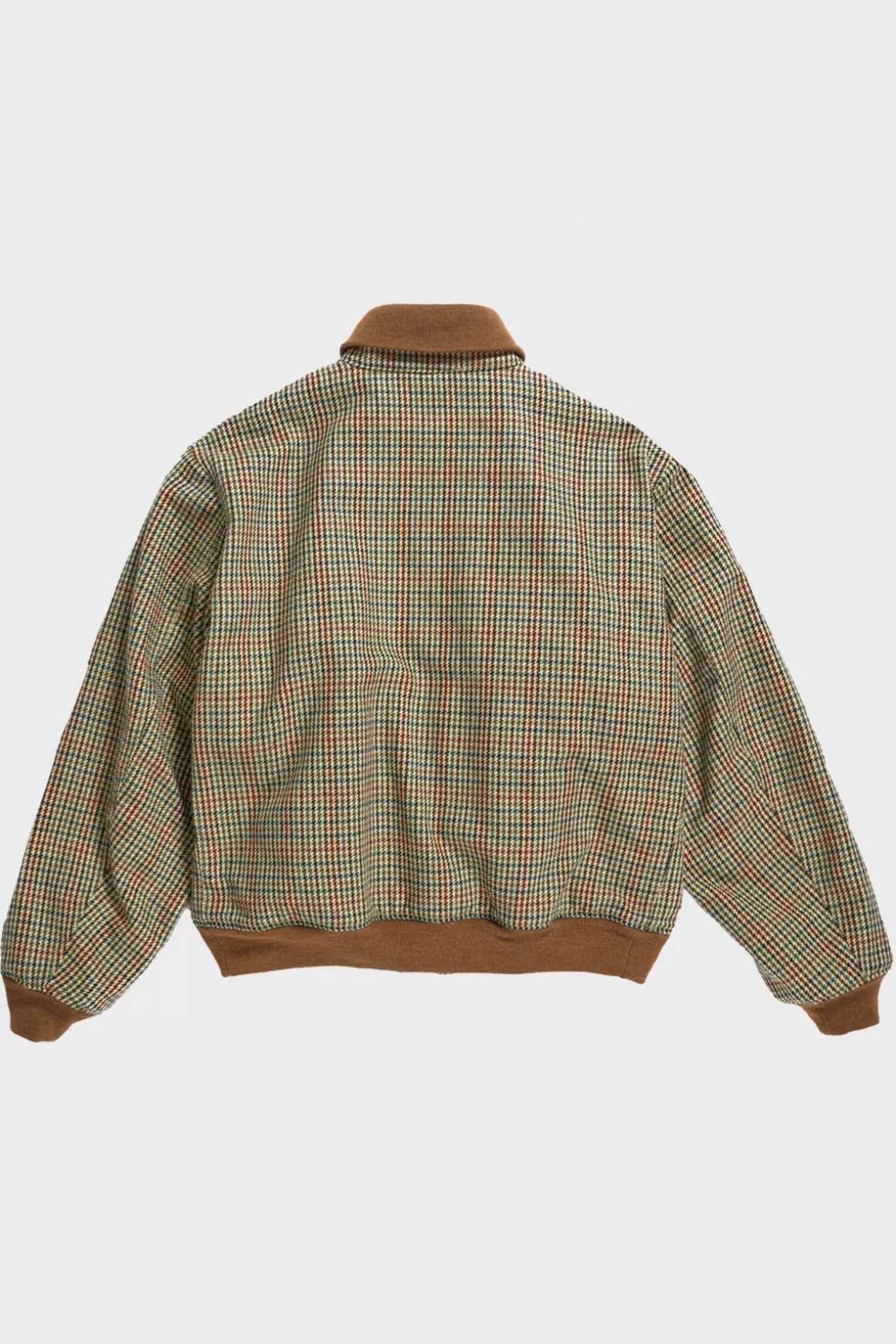 Ll Jacket - Khaki Acrylic Wool Gunclub Check>Engineered Garments Sale