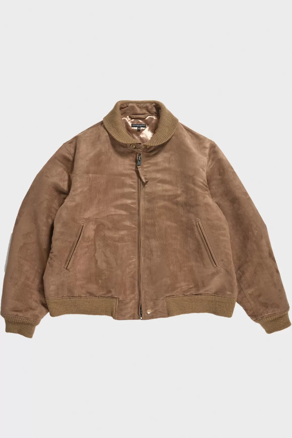 Ll Jacket - Khaki Polyester Fake Suede>Engineered Garments Outlet