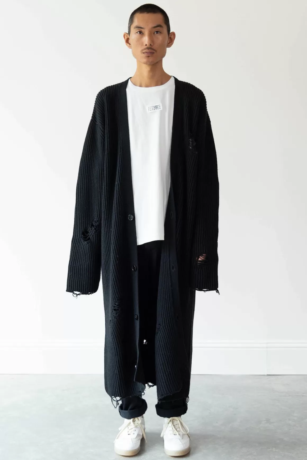 Long Cardigan - Black>MM6 Maison Margiela Best