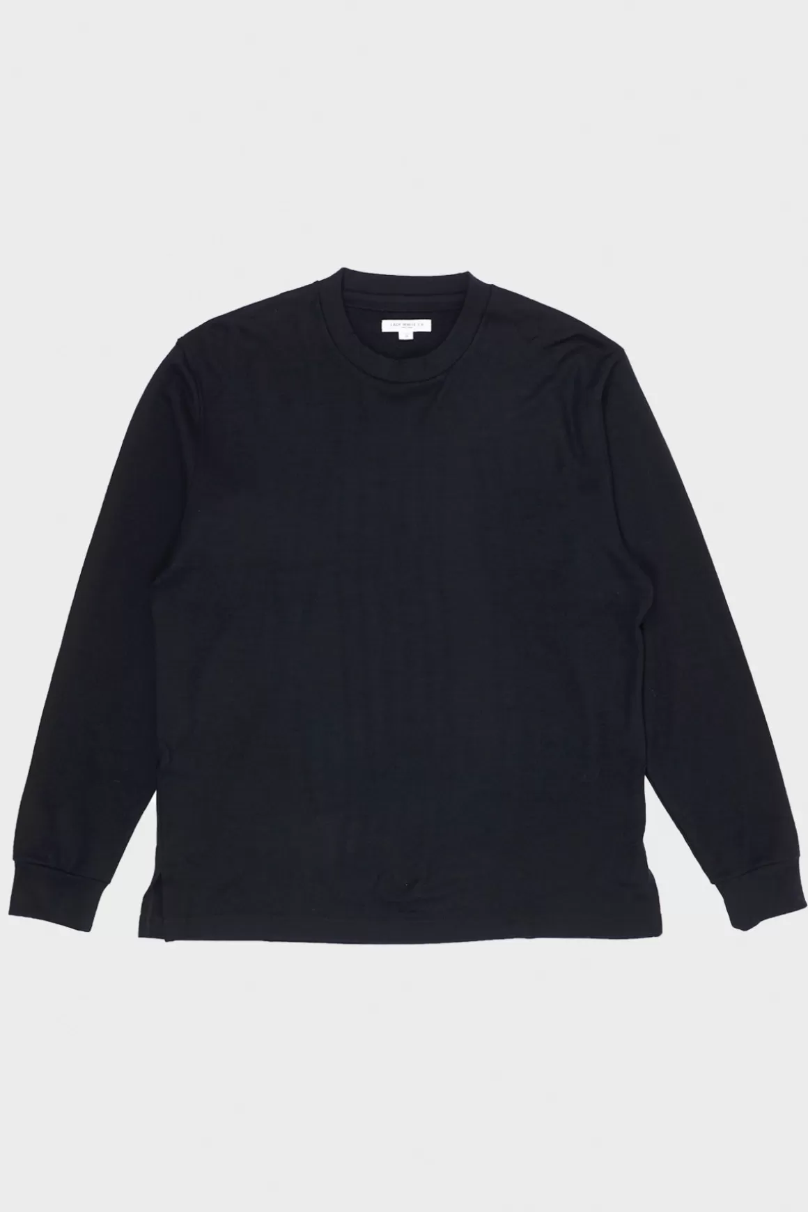 Long Sleeve Wool Tee - Navy>Lady White Co. Fashion