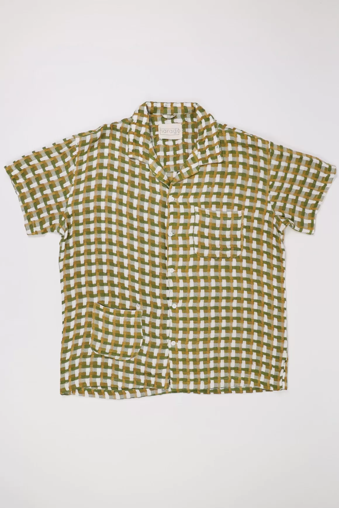 Loose Weave Textured Shirt - Multi>Harago Sale