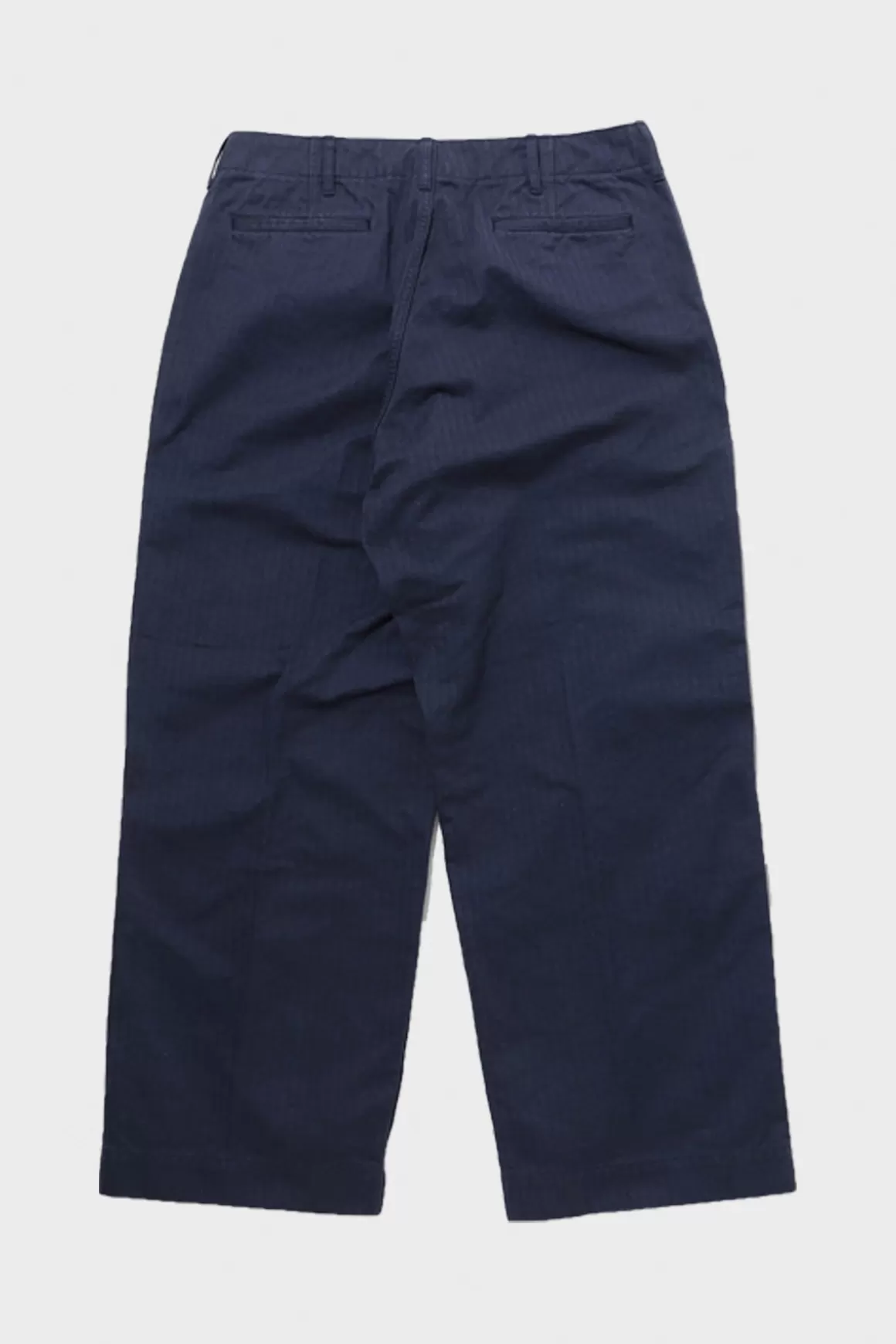 Mil Trousers Herringbone - Navy>Beams Plus Cheap