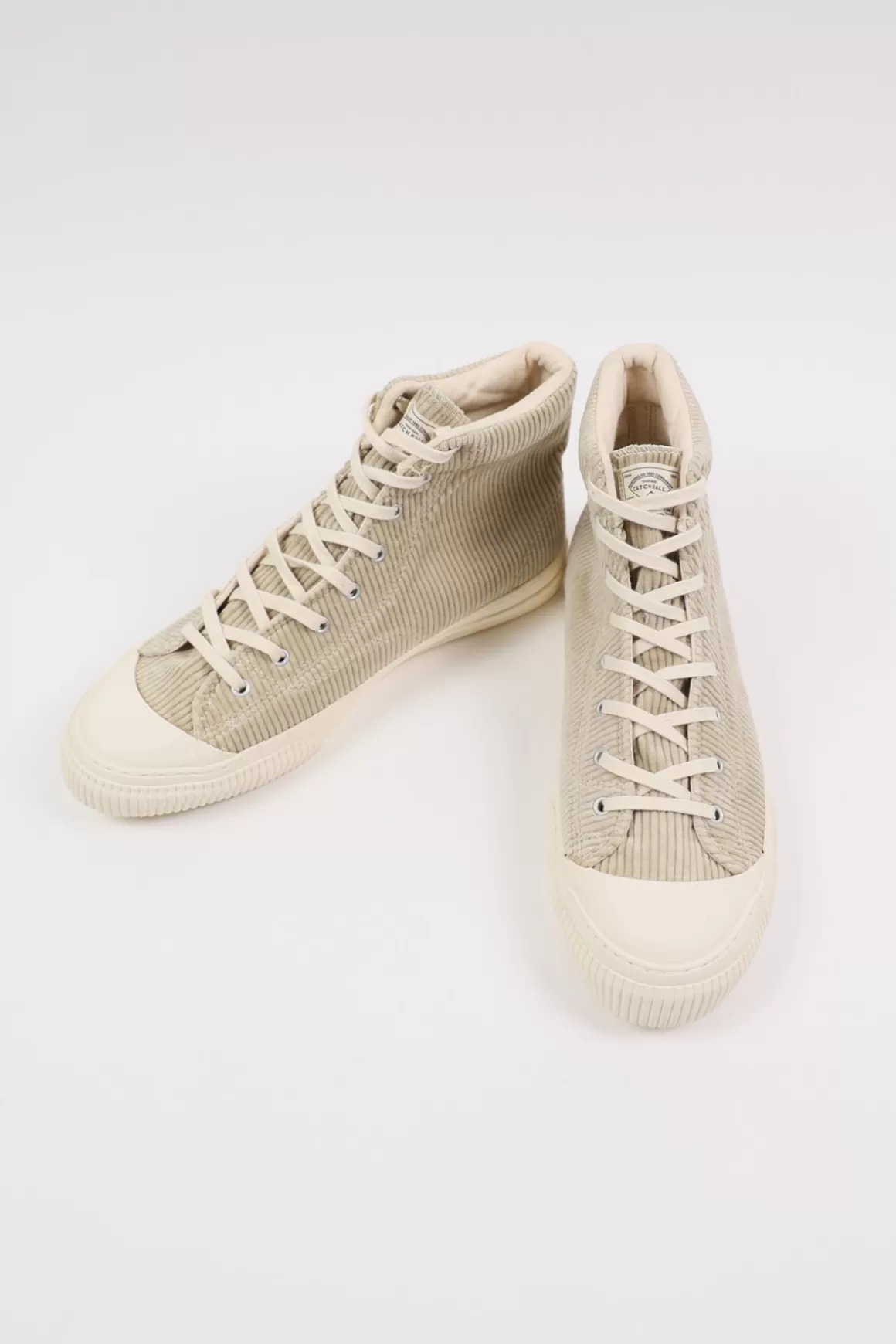 Military Standard Corduroy High - Beige>Catch Ball Cheap