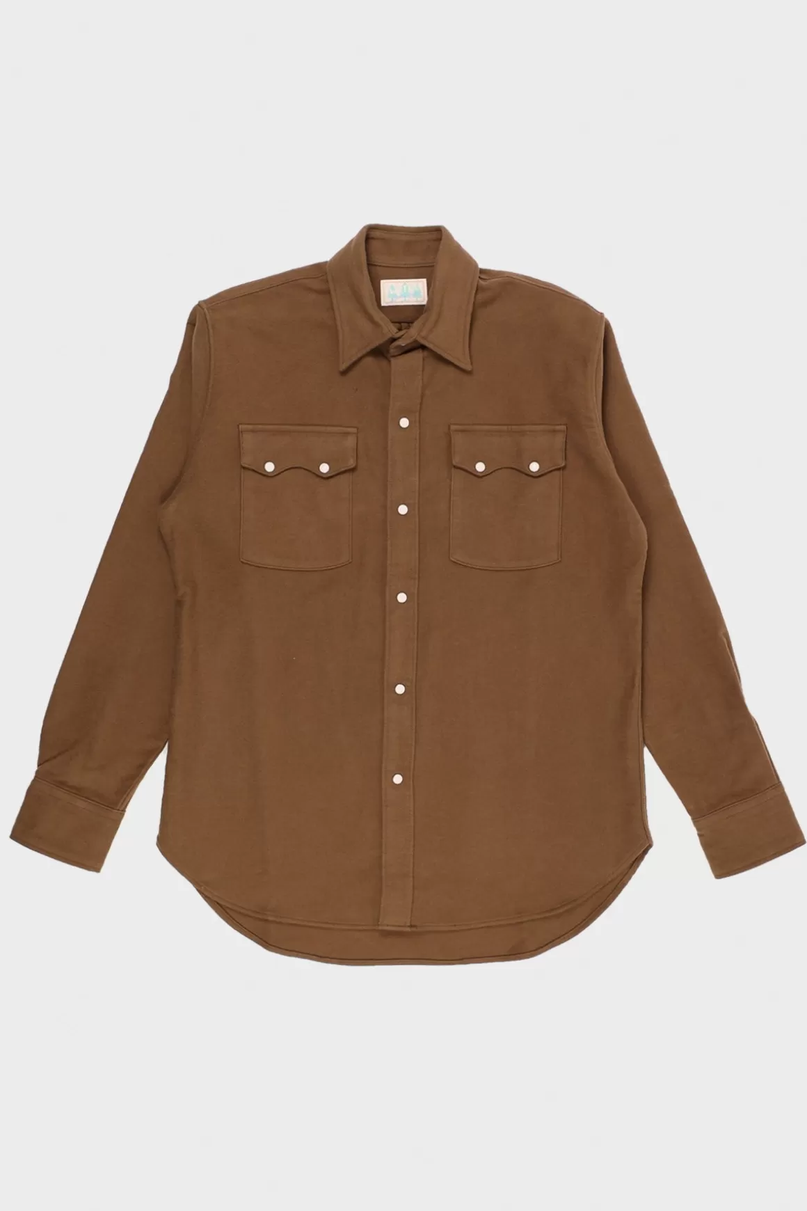 Moleskin Pearlsnap Shirt - Bear Brown>Wythe Cheap