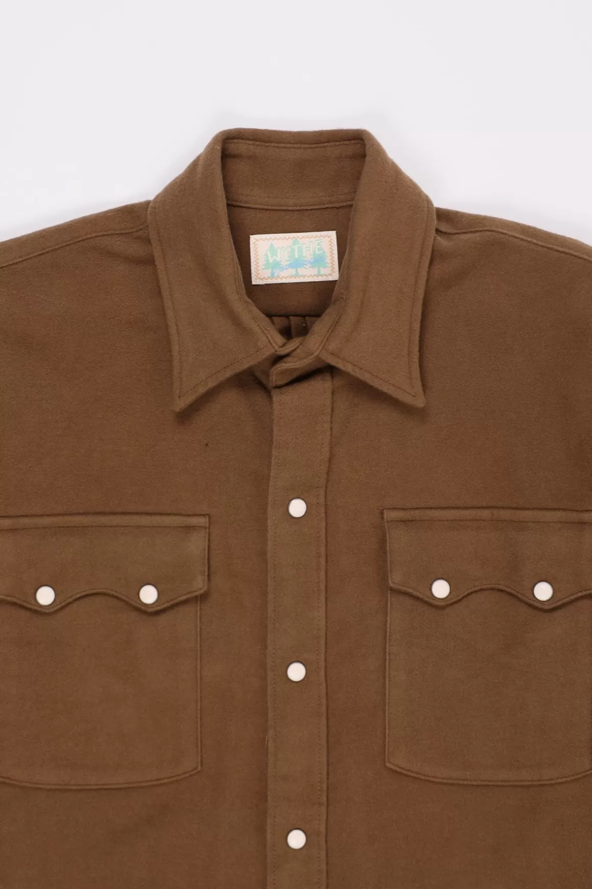 Moleskin Pearlsnap Shirt - Bear Brown>Wythe Cheap