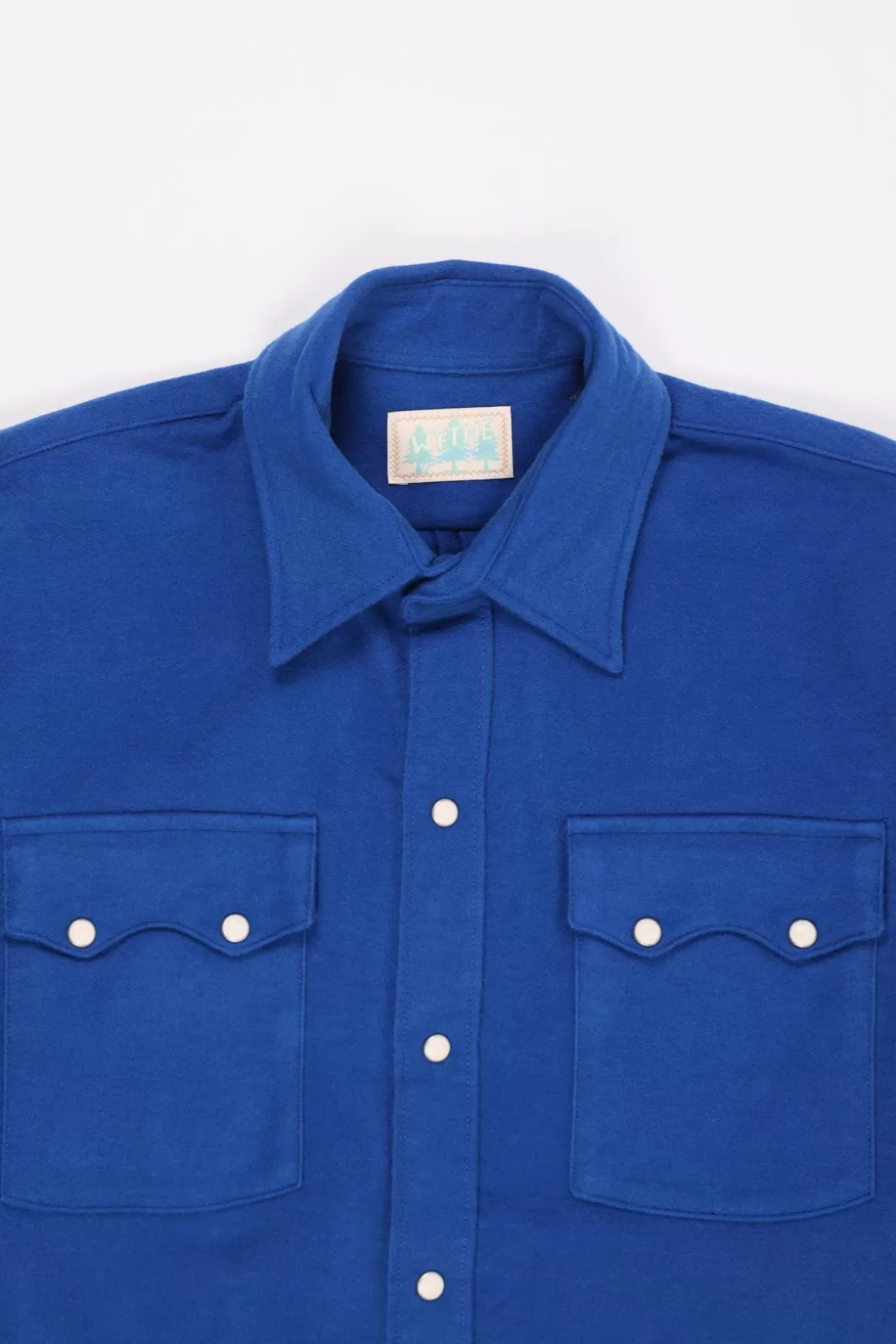 Moleskin Pearlsnap Shirt - Deep Navy>Wythe Cheap