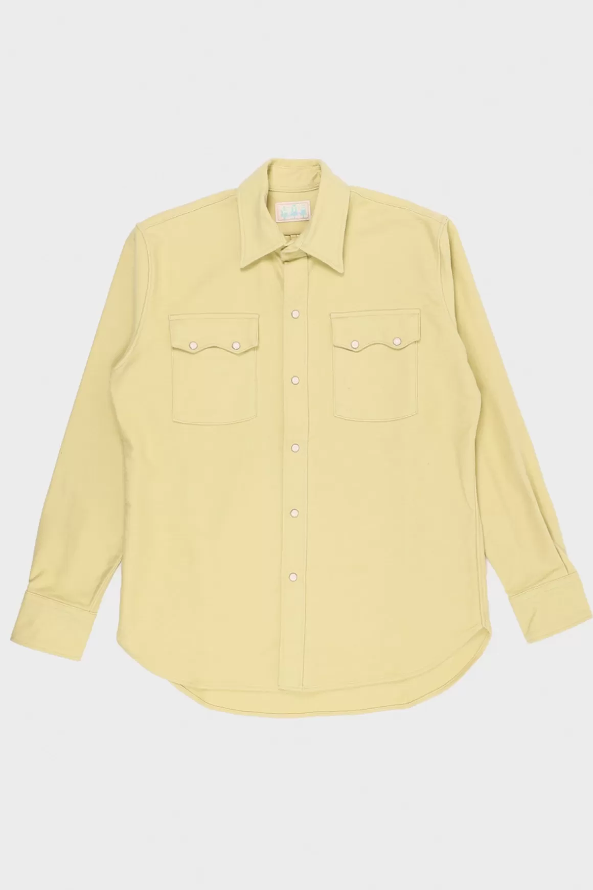 Moleskin Pearlsnap Shirt - Yellow Chamois>Wythe Fashion