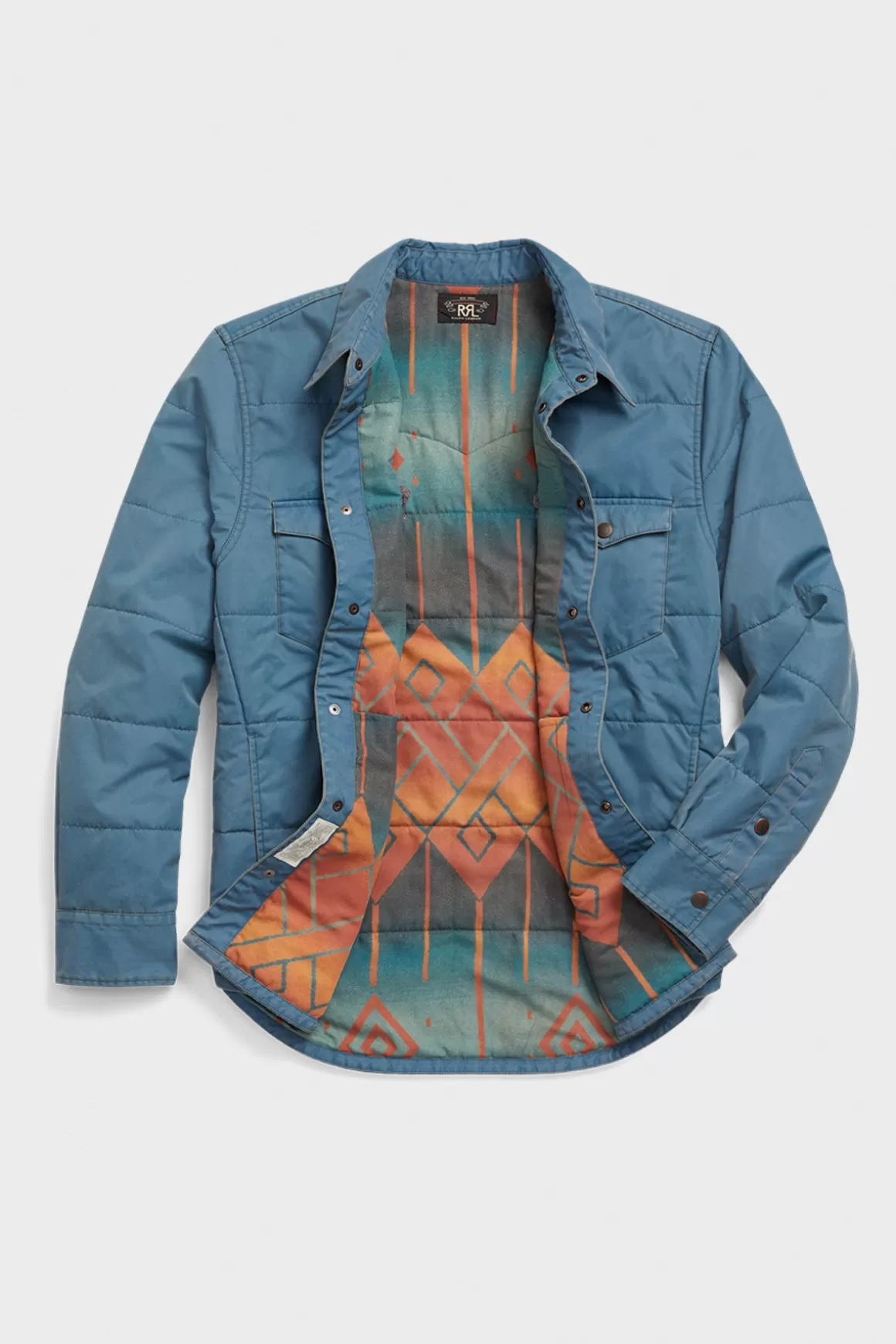 Nylon Western Overshirt - Faded Blue>RRL Discount