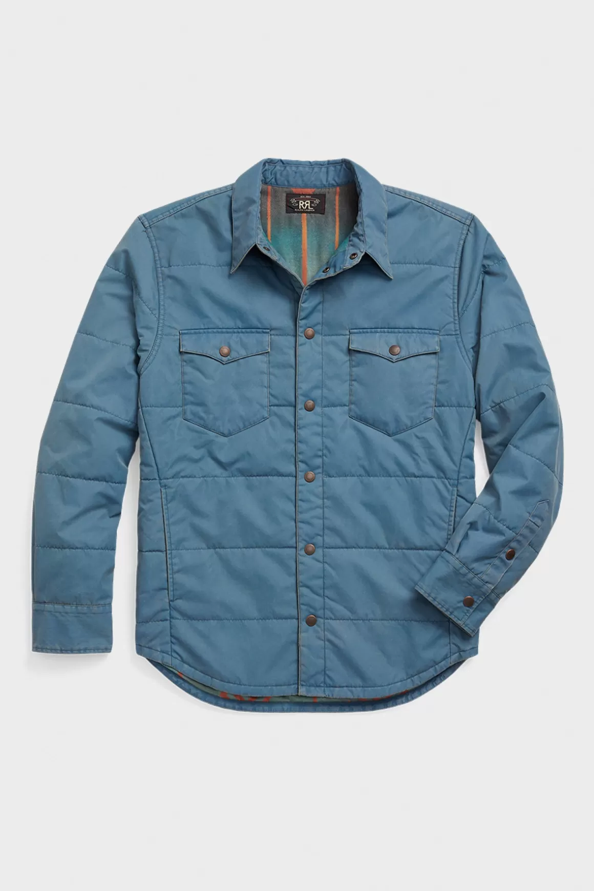 Nylon Western Overshirt - Faded Blue>RRL Discount