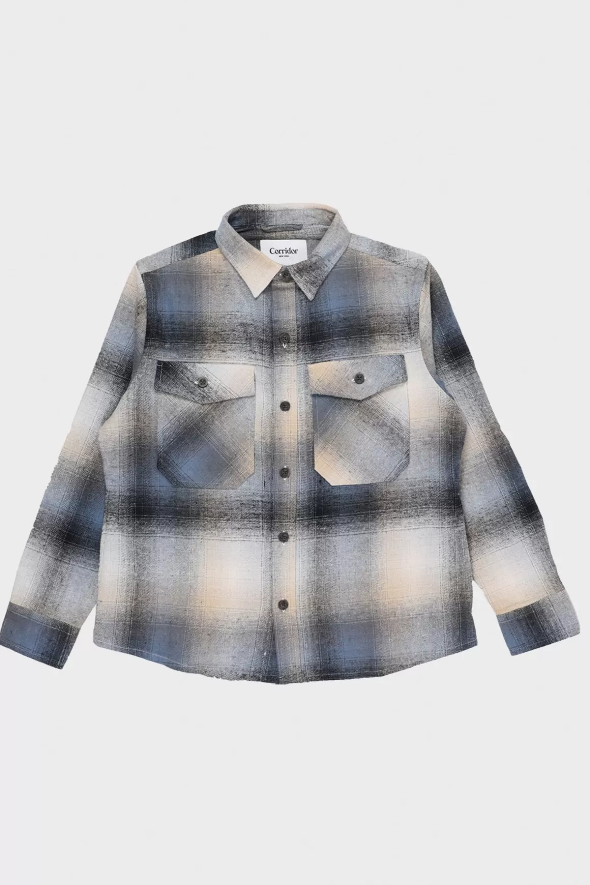 Ombre Plaid Kingston Jacket - Brown>Corridor Cheap