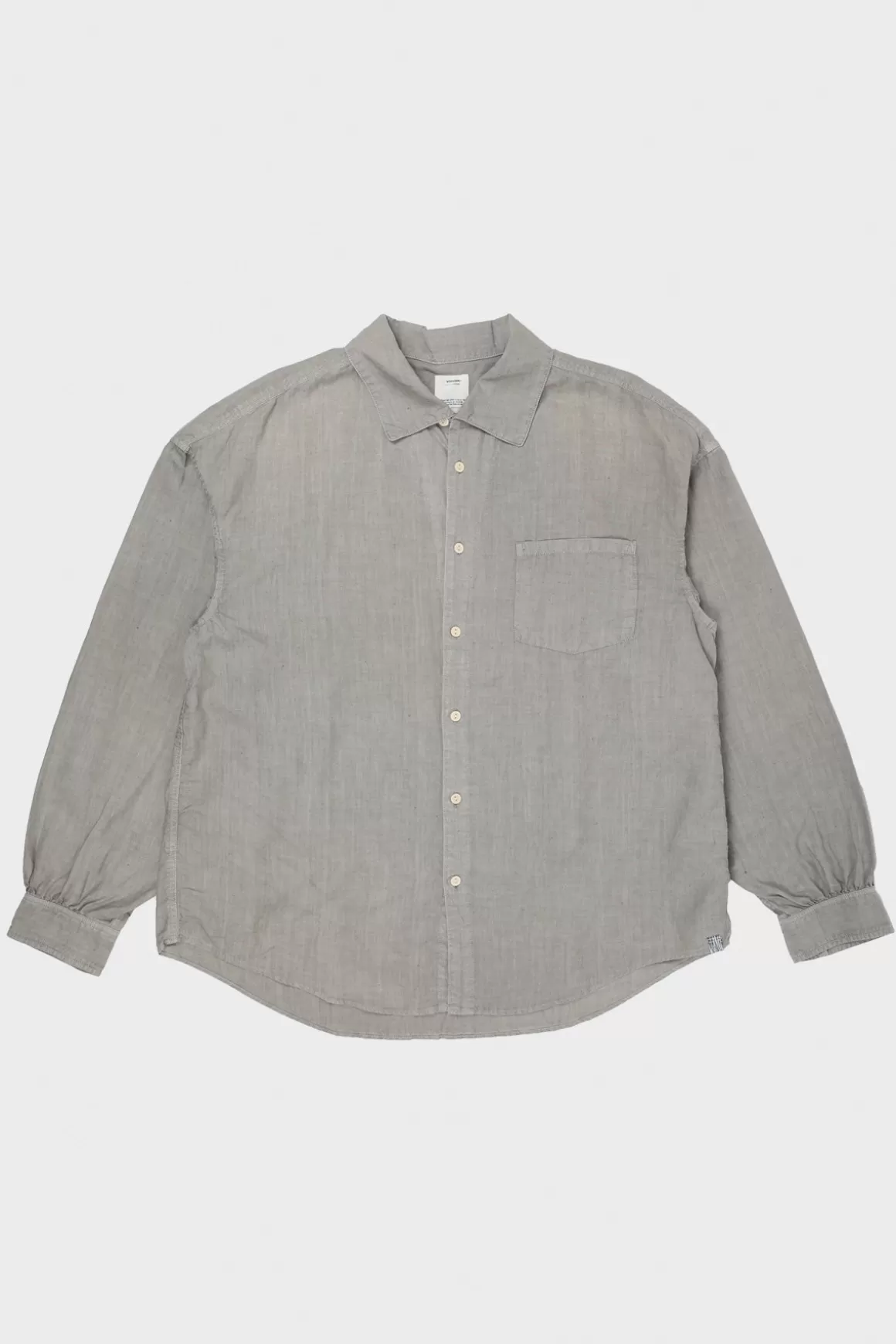 Palmer Shirt Damaged (Linen) - Grey>Visvim Flash Sale