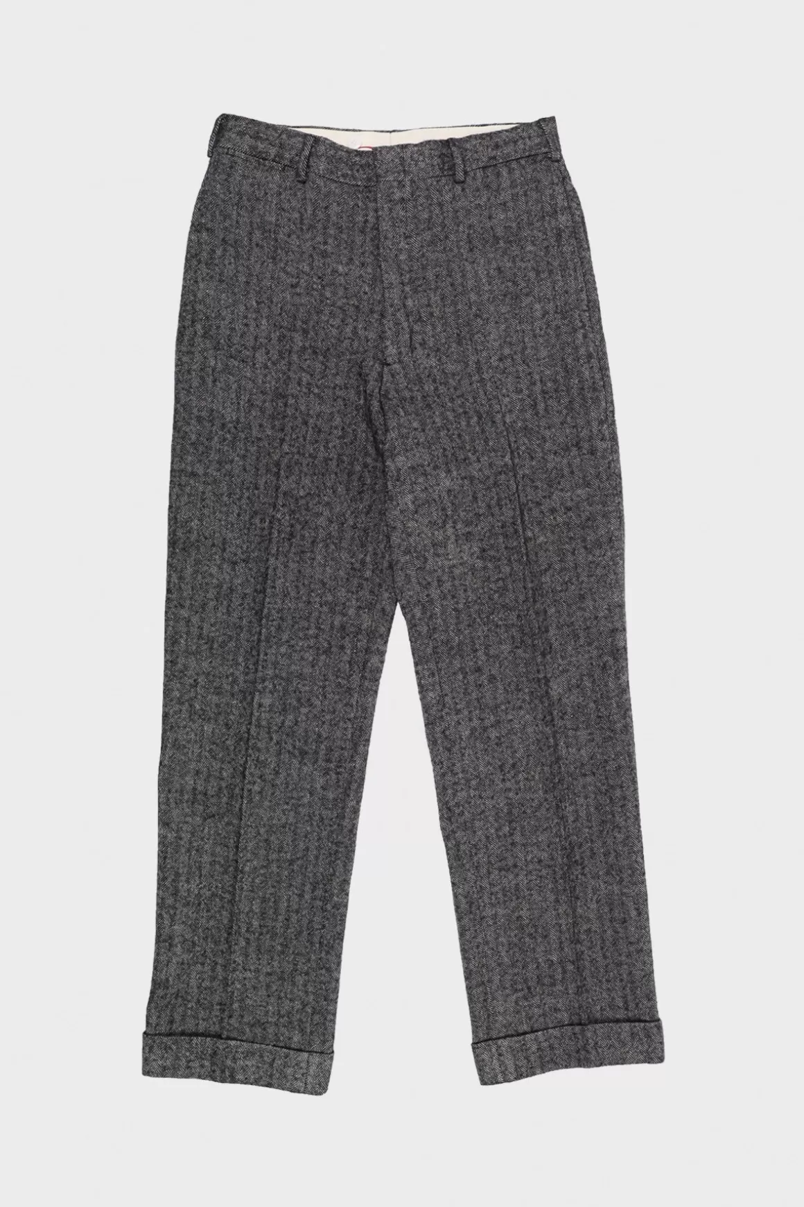 Piped Stem Pants - Gray Herringbone Tweed>J. Press Sale