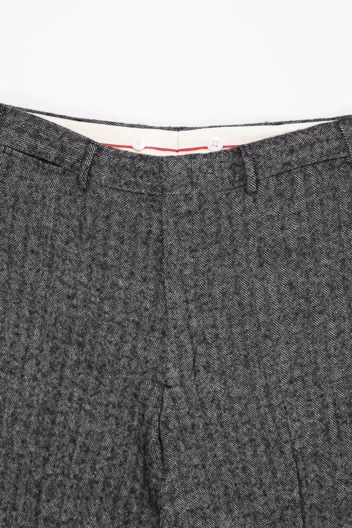 Piped Stem Pants - Gray Herringbone Tweed>J. Press Sale