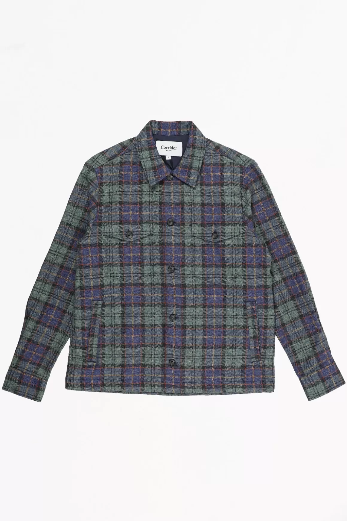 Plaid Military Jacket - Blackwatch>Corridor Fashion